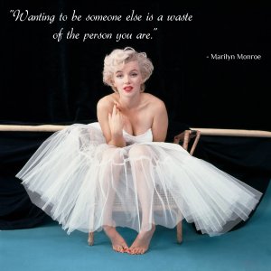 Marilyn with quote
